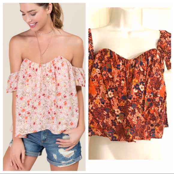 🆕 COTTON CANDY La Off Should Crop Top Bustier - Picture 1 of 7